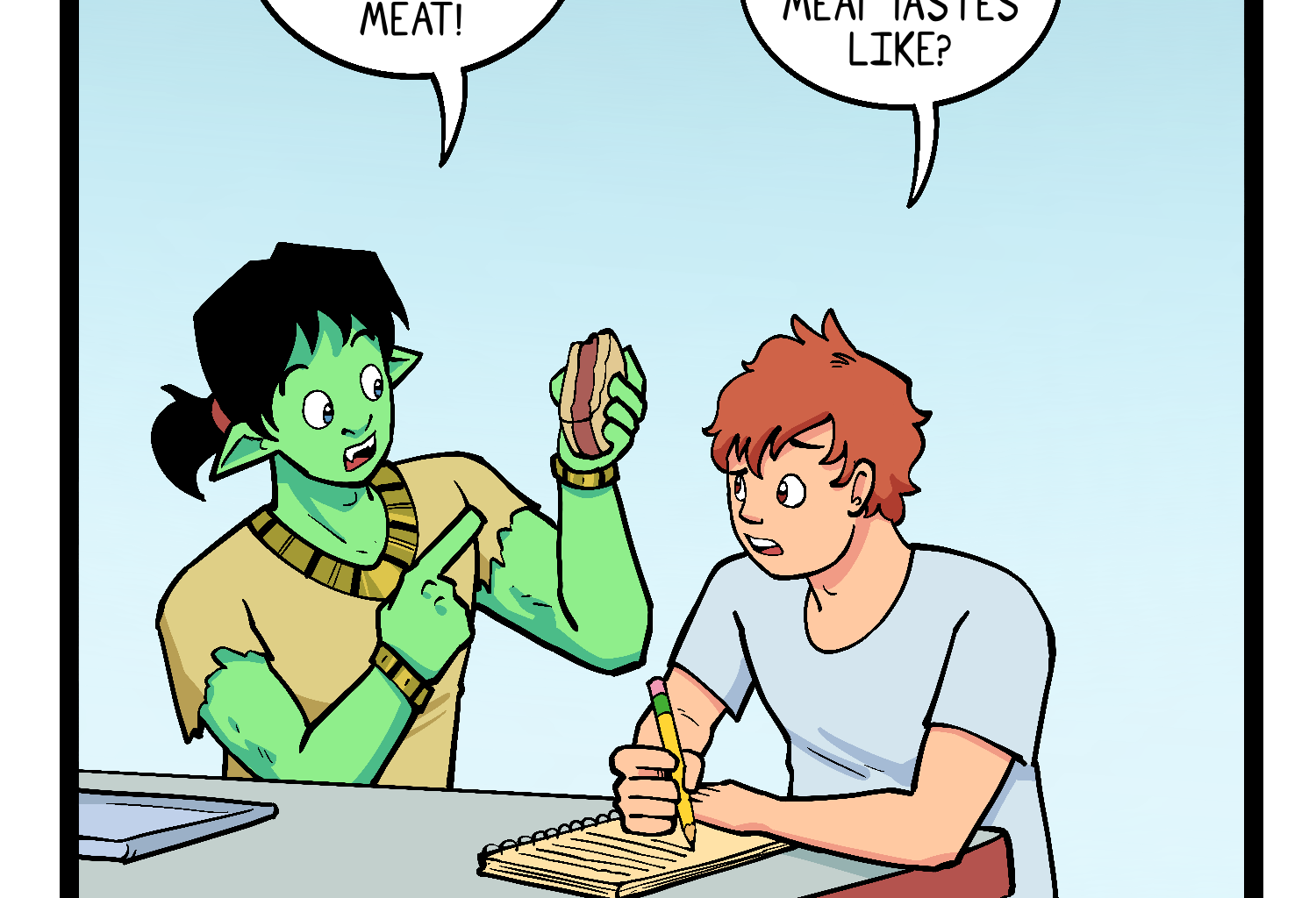 Gobbomancers! - Episode 34, Page 1: Taking Class in Another World