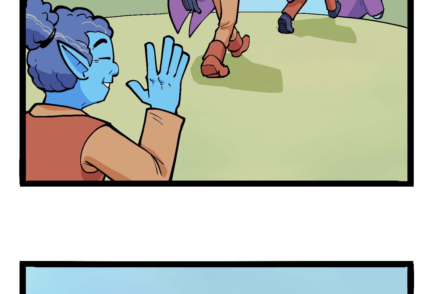 Gobbomancers! - Episode 42, Page 1: Hustle and Bustle
