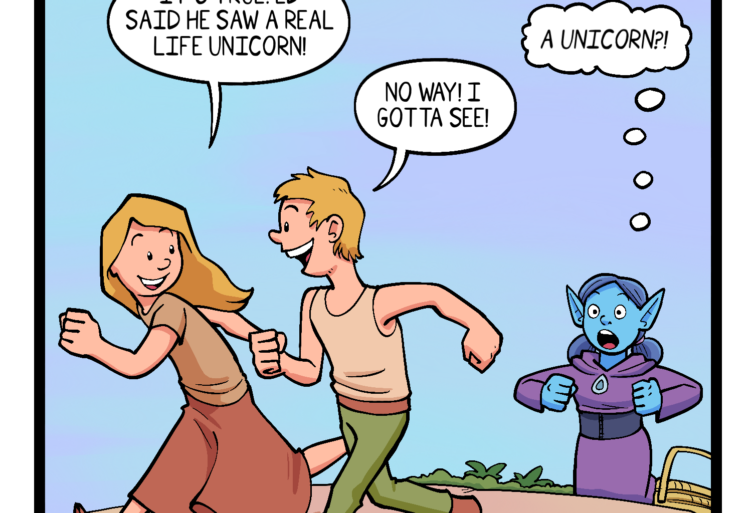 Gobbomancers! - Episode 43, Page 1: The Unicorn