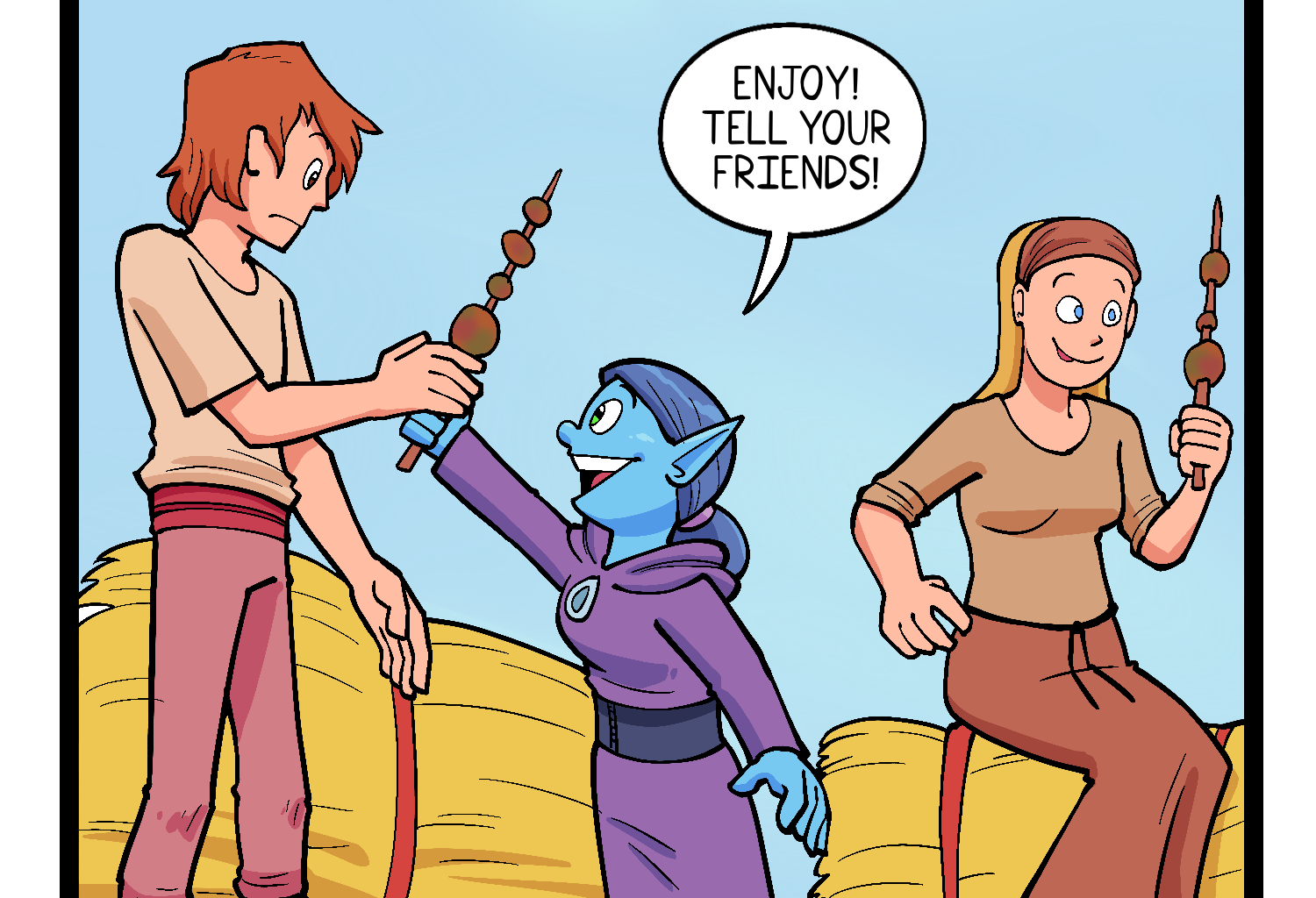 Gobbomancers! - Episode 46, Page 1: The Kebabs