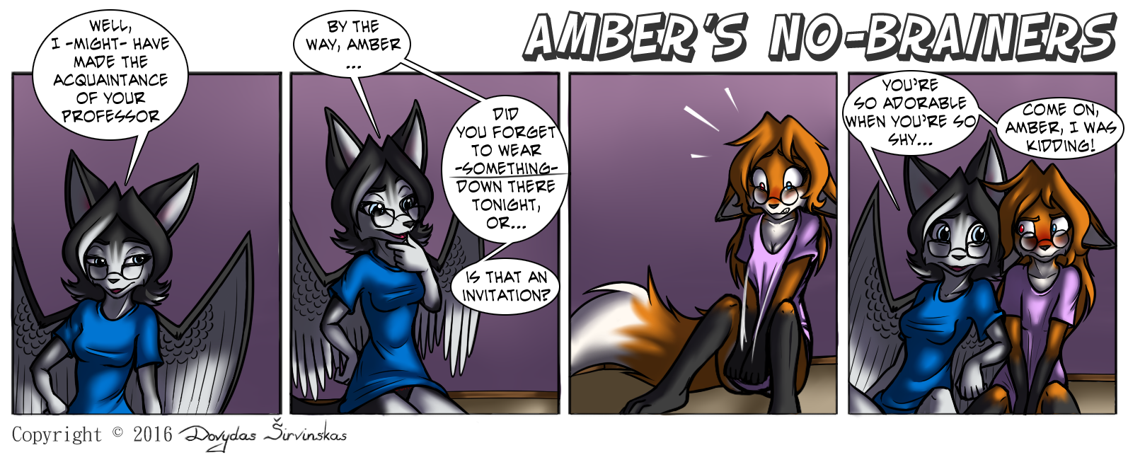 Amber's No-Brainers - Episode 99, Page 1: Page 099