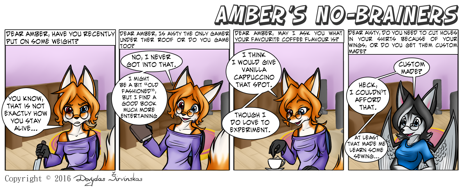 Amber's No-Brainers - Episode 100, Page 1: Page 100