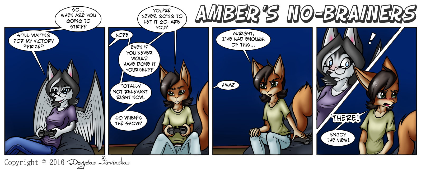 Amber's No-Brainers - Episode 102, Page 1: Page 102