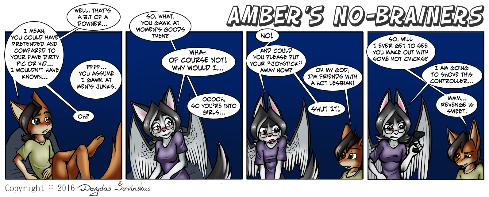 Amber's No-Brainers - Episode 104, Page 1: Page 104