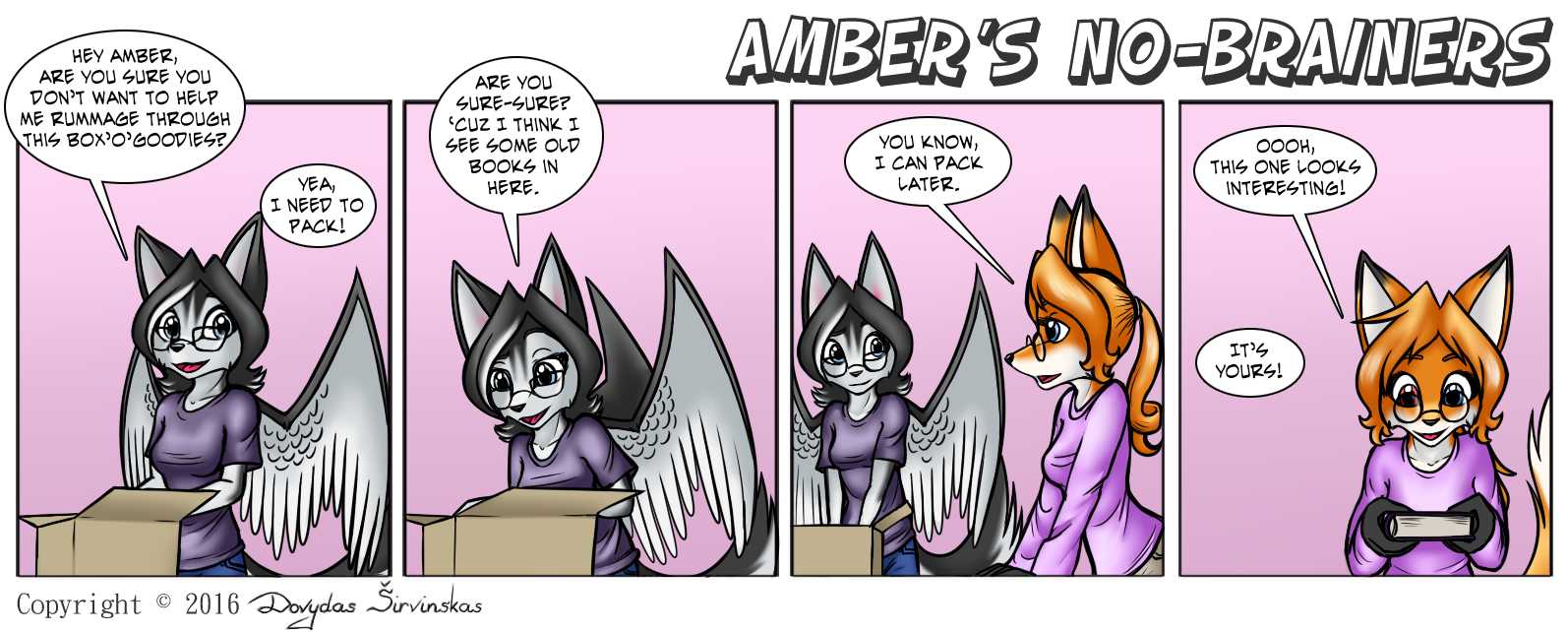 Amber's No-Brainers - Episode 105, Page 1: Page 105