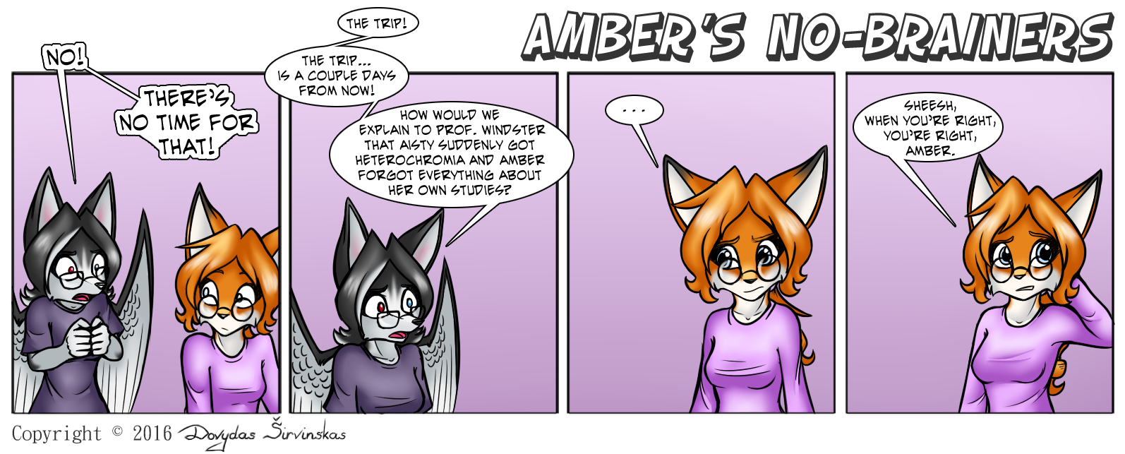 Amber's No-Brainers - Episode 109, Page 1: Page 109