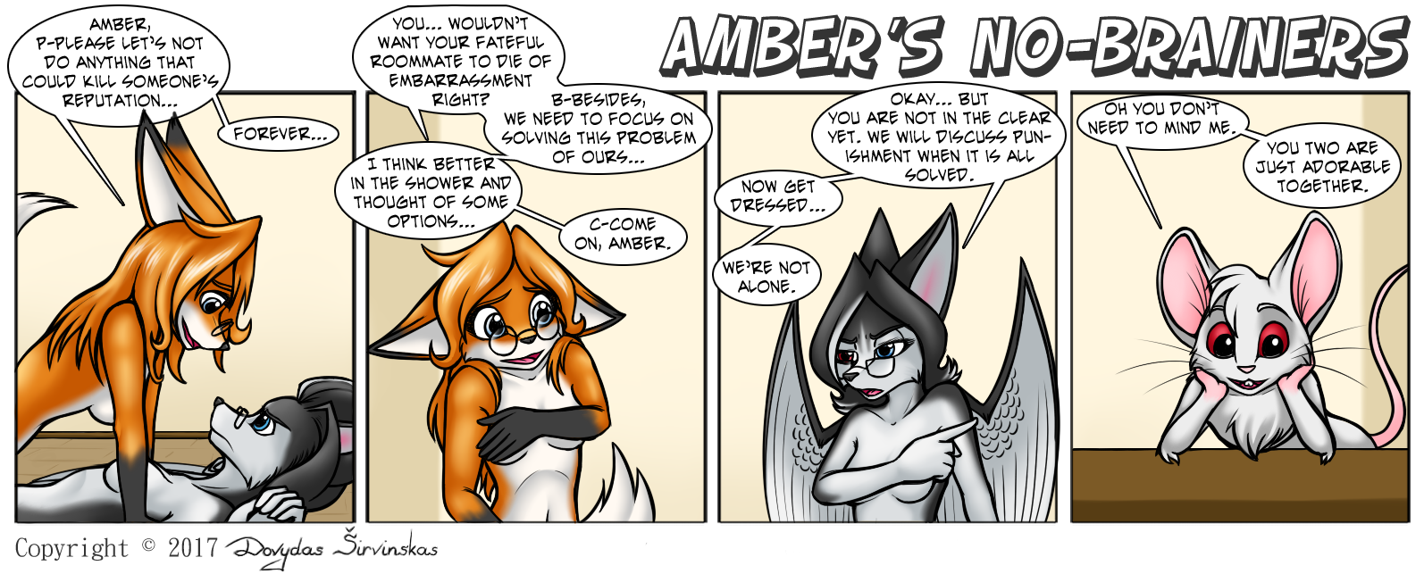 Amber's No-Brainers - Episode 117, Page 1: Page 117