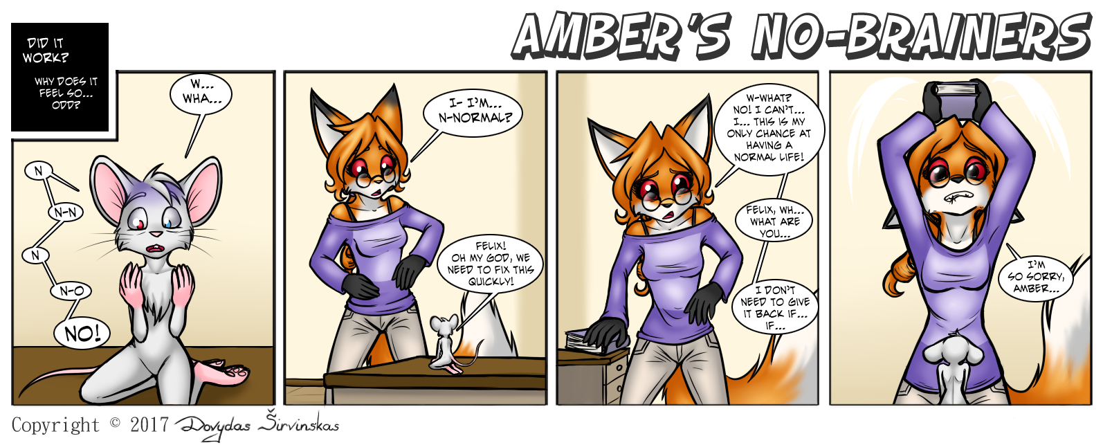 Amber's No-Brainers - Episode 119, Page 1: Page 119