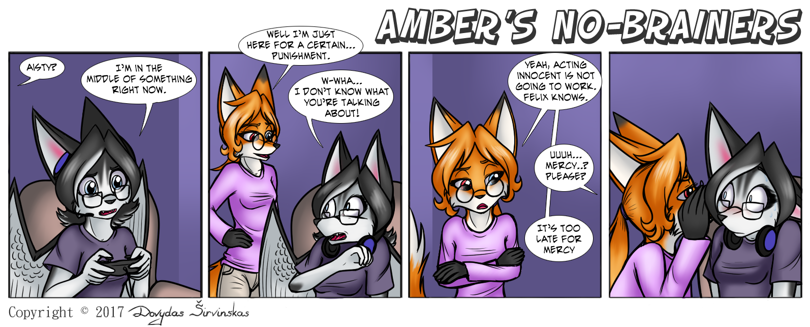 Amber's No-Brainers - Episode 122, Page 1: Page 122