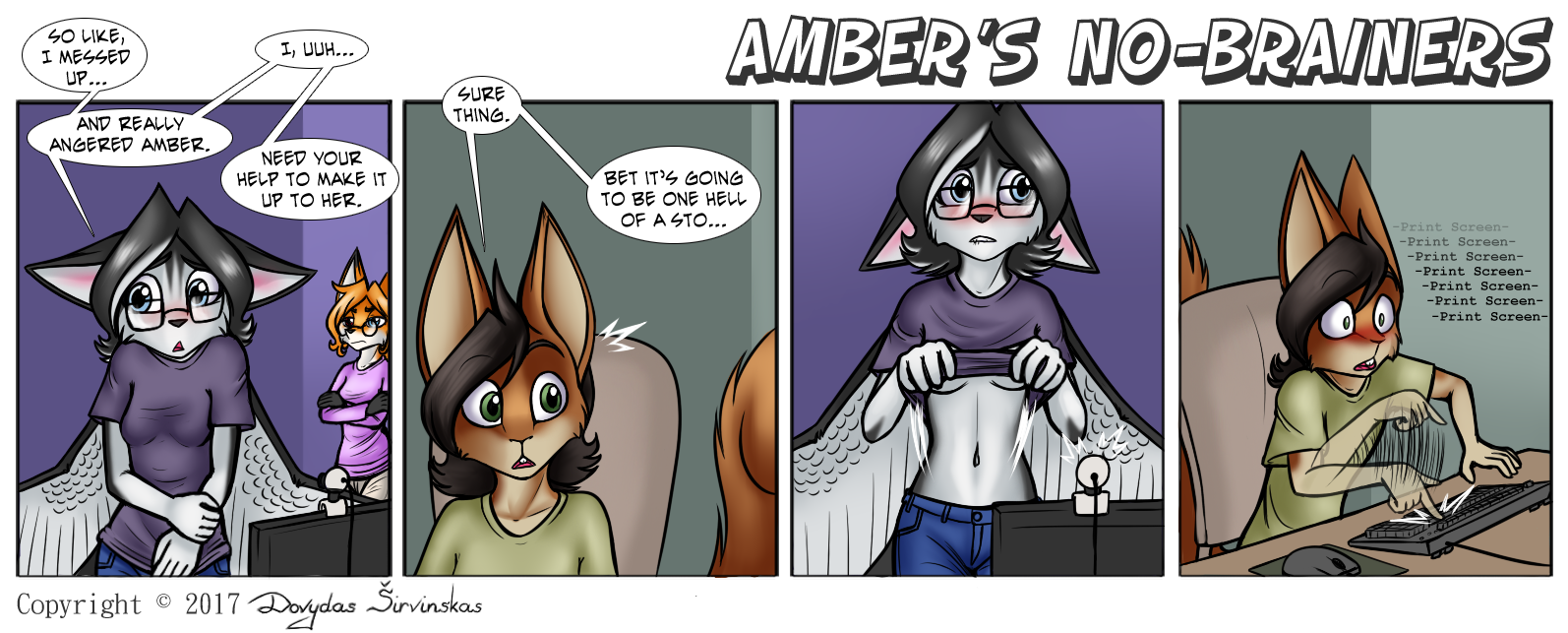 Amber's No-Brainers - Episode 123, Page 1: Page 123