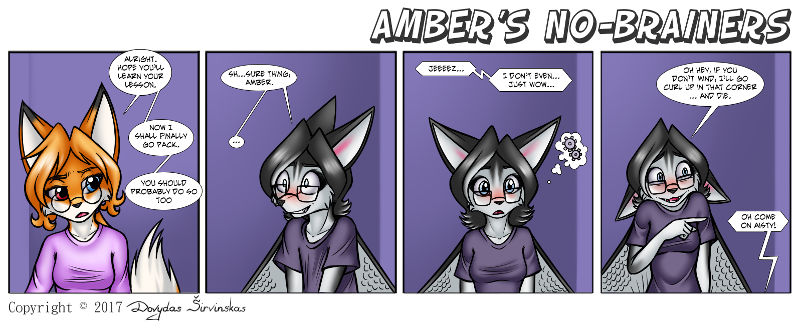 Amber's No-Brainers - Episode 124, Page 1: Page 124