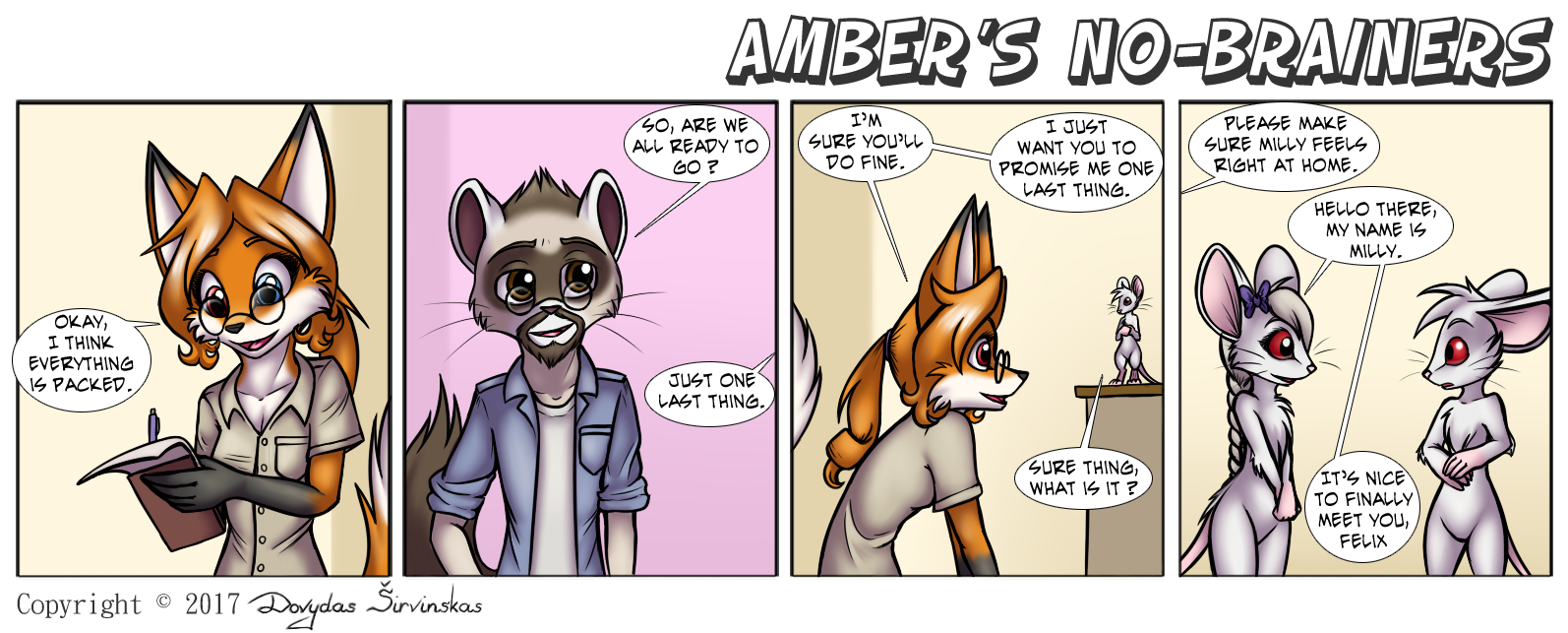 Amber's No-Brainers - Episode 125, Page 1: Page 125
