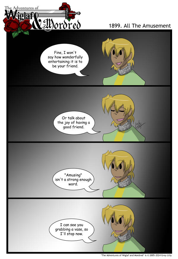 The Adventures of Wiglaf and Mordred (Classic) - Episode 1898, Page 1: 2024-05-05