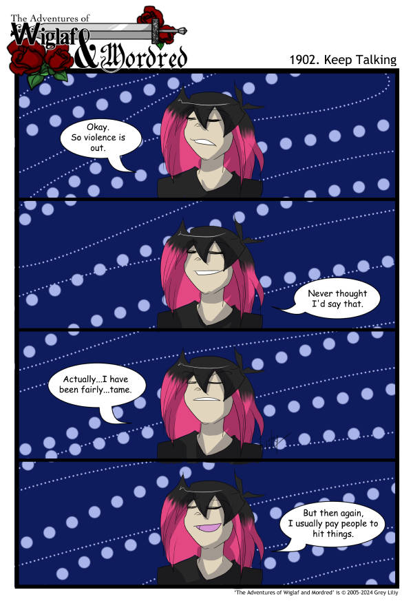 The Adventures of Wiglaf and Mordred (Classic) - Episode 1901, Page 1: 2024-05-22