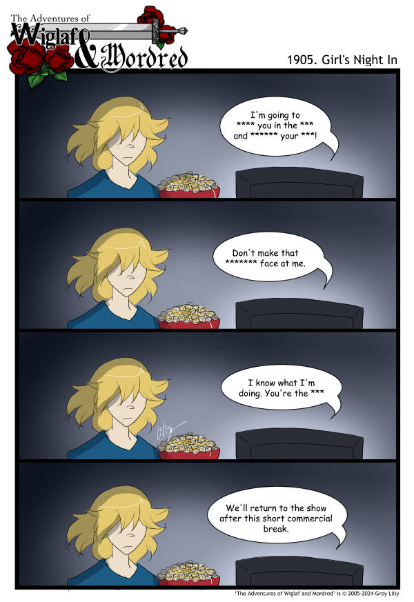 The Adventures of Wiglaf and Mordred (Classic) - Episode 1904, Page 1: 2024-06-12