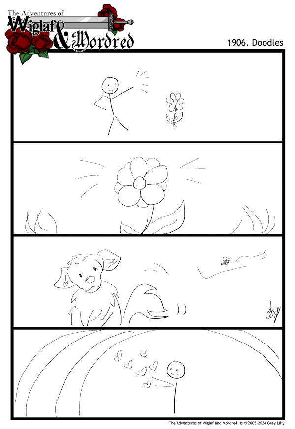 The Adventures of Wiglaf and Mordred (Classic) - Episode 1905, Page 1: 2024-06-26