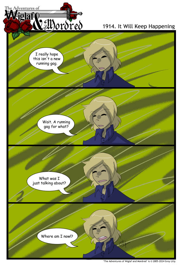 The Adventures of Wiglaf and Mordred (Classic) - Episode 1913, Page 1: 2024-08-04