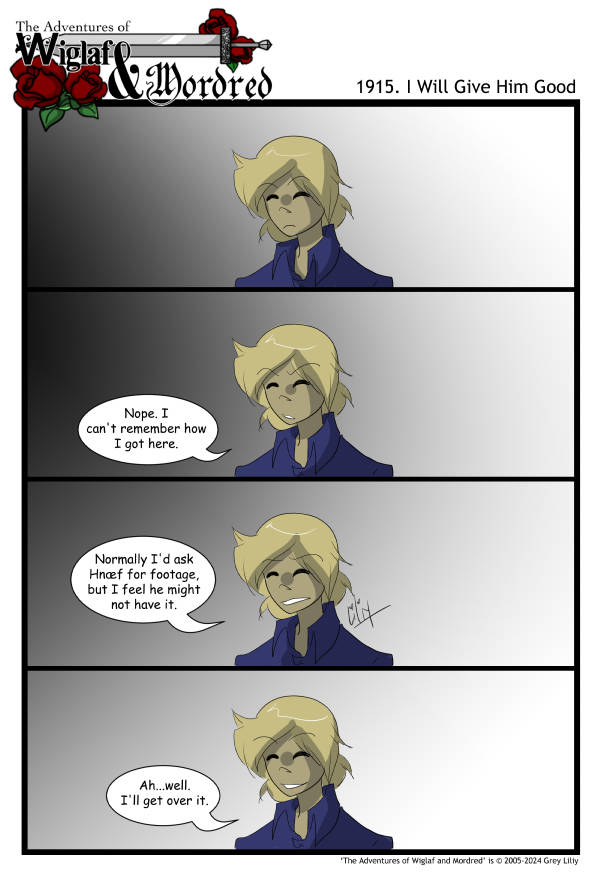 The Adventures of Wiglaf and Mordred (Classic) - Episode 1914, Page 1: 2024-08-07