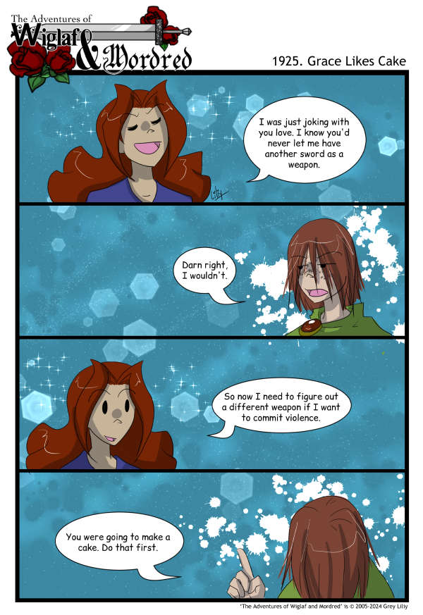 The Adventures of Wiglaf and Mordred (Classic) - Episode 1924, Page 1: 2024-09-27