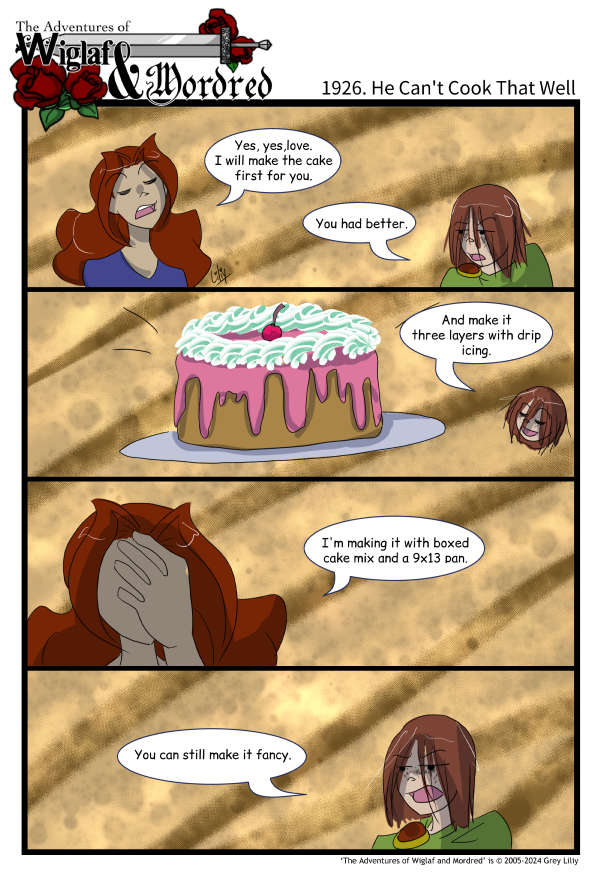 The Adventures of Wiglaf and Mordred (Classic) - Episode 1925, Page 1: 2024-10-02