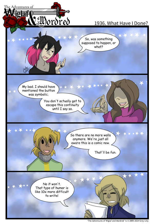 The Adventures of Wiglaf and Mordred (Classic) - Episode 1935, Page 1: 2024-11-20