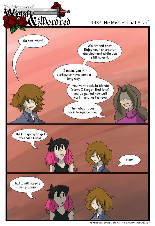 The Adventures of Wiglaf and Mordred (Classic) - Episode 1936, Page 1: 2024-11-22