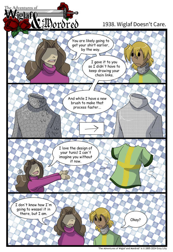 The Adventures of Wiglaf and Mordred (Classic) - Episode 1937, Page 1: 2024-11-27