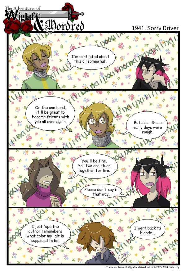 The Adventures of Wiglaf and Mordred (Classic) - Episode 1940, Page 1: 2024-12-11