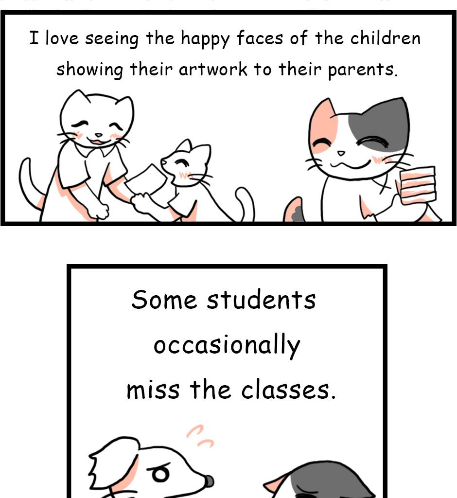 Mikesaka Art Class (◆Episodes are about art methods.) - Episode 5, Page 4: A Child Who Won't Listen to Me