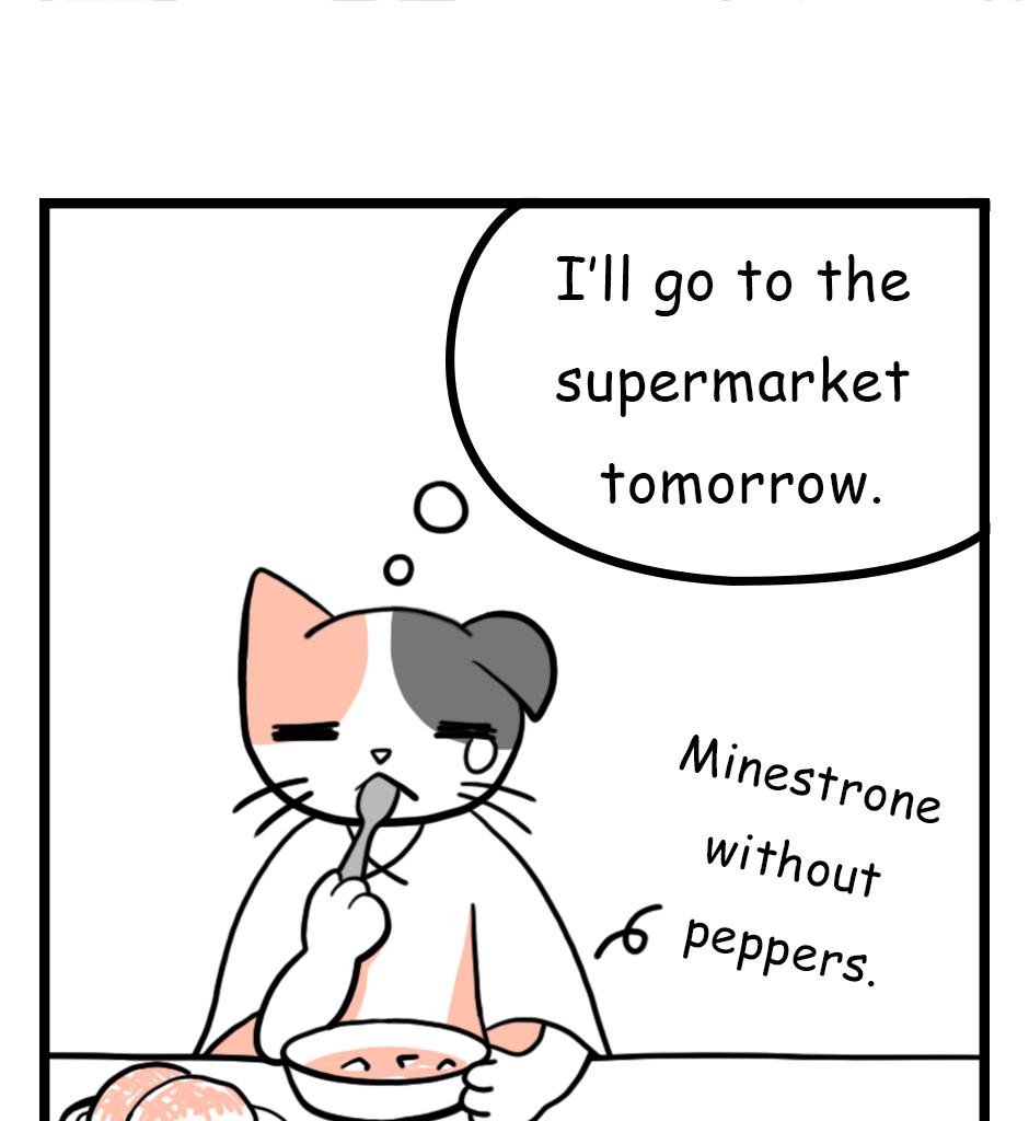 Mikesaka Art Class (◆Episodes are about art methods.) - Episode 10, Page 6: Troublesome Bell Peppers