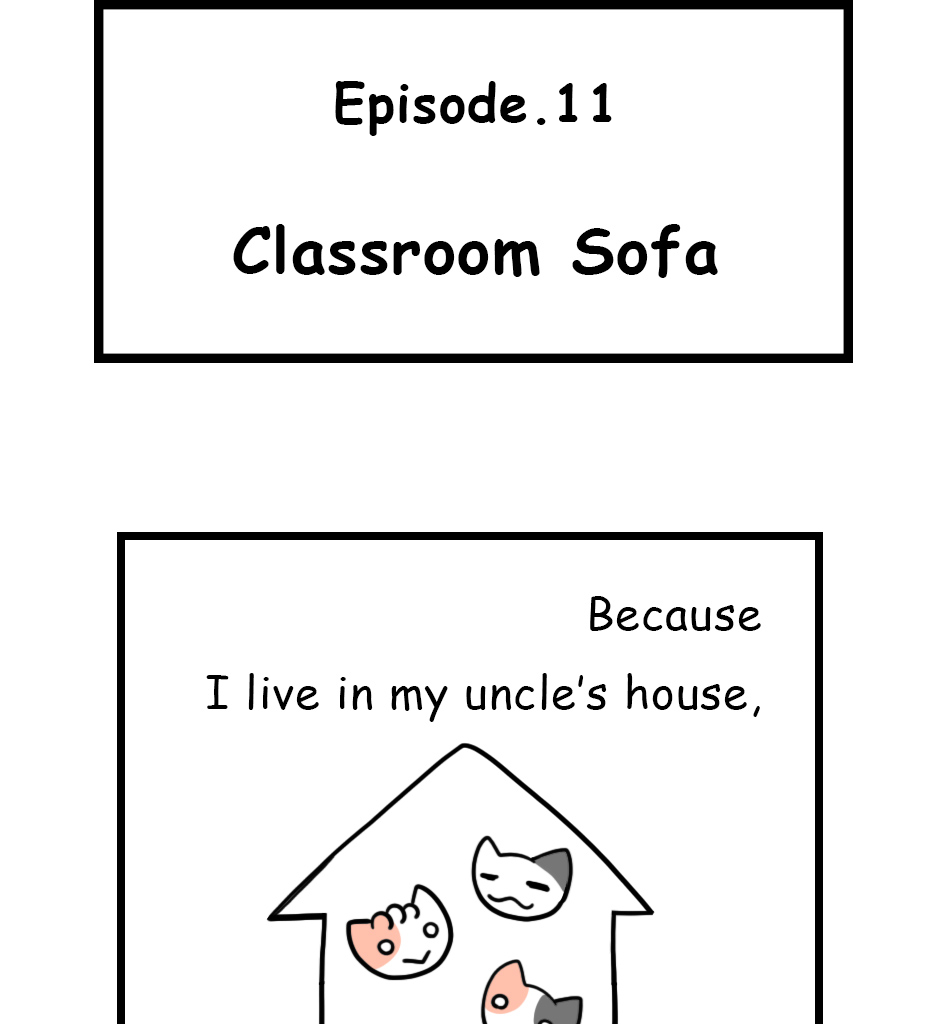 Mikesaka Art Class (◆Episodes are about art methods.) - Episode 11, Page 1: Classroom Sofa