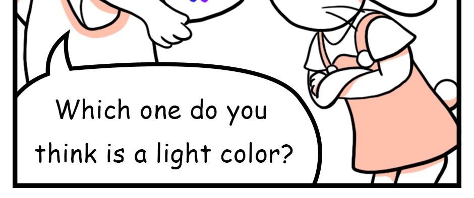 Mikesaka Art Class (◆Episodes are about art methods.) - Episode 17, Page 1: ◆Light Colors & Dark Colors