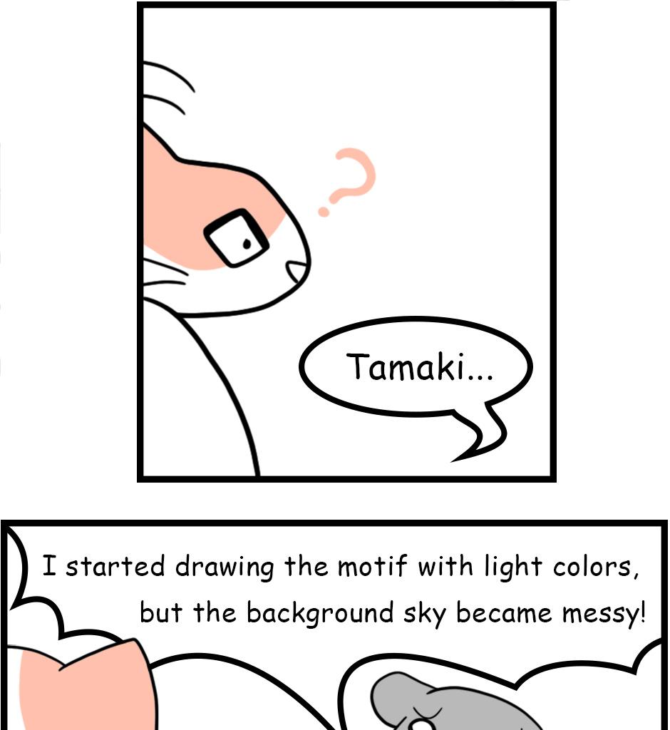 Mikesaka Art Class (◆Episodes are about art methods.) - Episode 17, Page 10: ◆Light Colors & Dark Colors