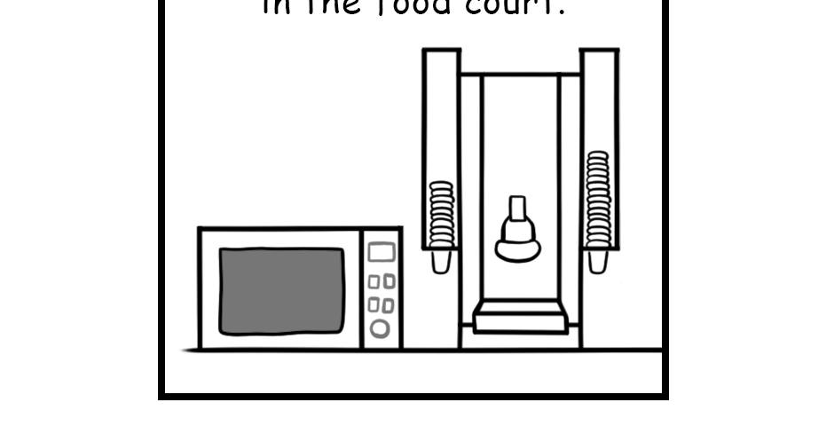 Mikesaka Art Class (◆Episodes are about art methods.) - Episode 20, Page 2: People I see in The Food Court(1/2)