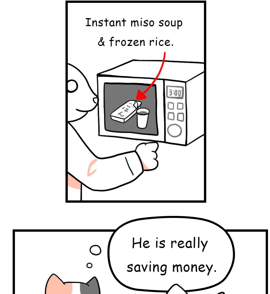 Mikesaka Art Class (◆Episodes are about art methods.) - Episode 20, Page 4: People I see in The Food Court(1/2)