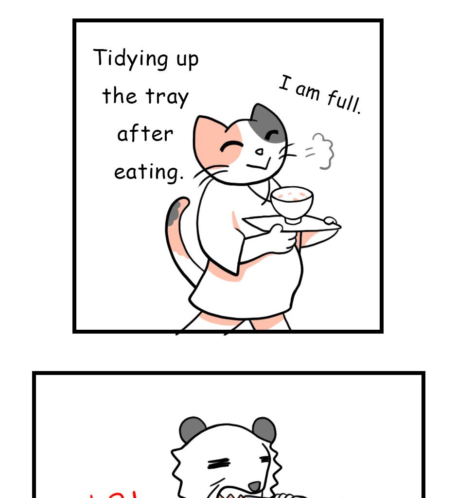 Mikesaka Art Class (◆Episodes are about art methods.) - Episode 21, Page 1: People I see in The Food Court(2/2)