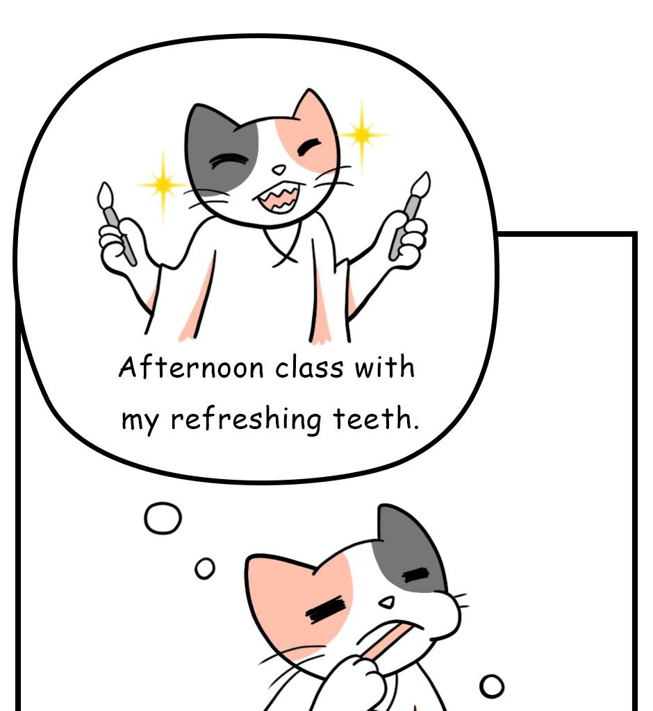 Mikesaka Art Class (◆Episodes are about art methods.) - Episode 21, Page 3: People I see in The Food Court(2/2)