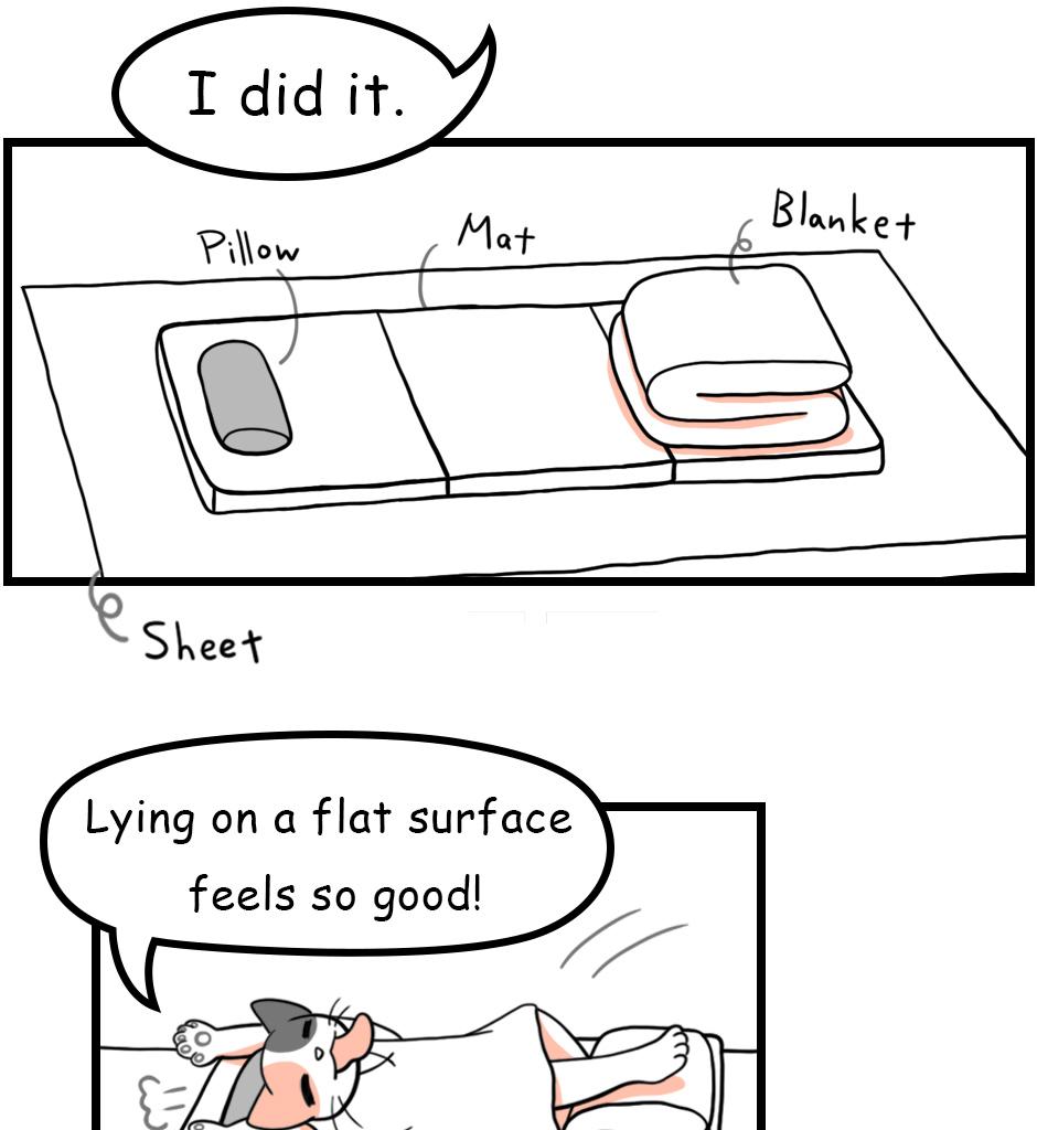 Mikesaka Art Class (◆Episodes are about art methods.) - Episode 24, Page 8: Classroom Sofa