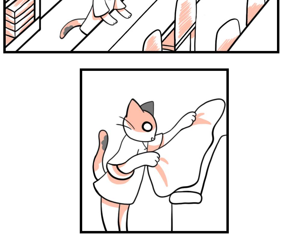 Mikesaka Art Class (◆Episodes are about art methods.) - Episode 24, Page 10: Classroom Sofa