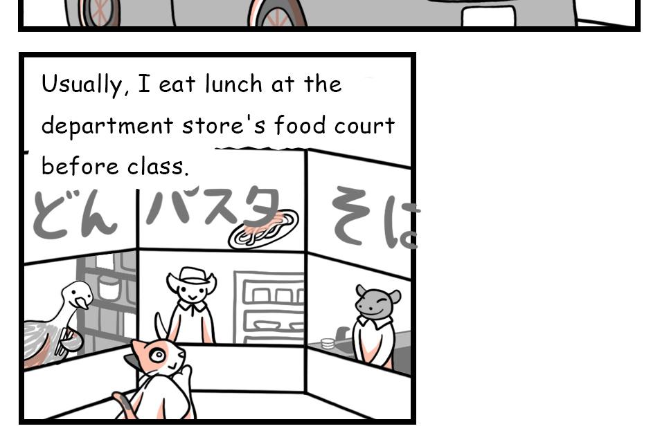 Mikesaka Art Class (◆Episodes are about art methods.) - Episode 29, Page 1: Mysterious Restaurant Stuff