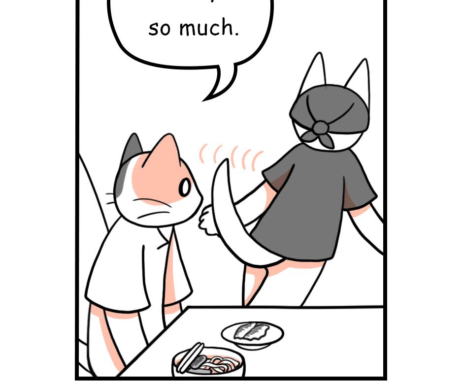 Mikesaka Art Class (◆Episodes are about art methods.) - Episode 29, Page 6: Mysterious Restaurant Stuff