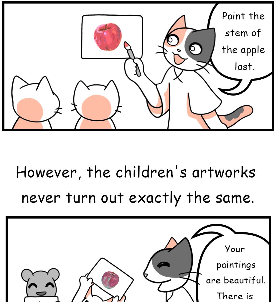 Mikesaka Art Class (◆Episodes are about art methods.) - Episode 29, Page 3: 25. A Child Who Won't Listen to Me