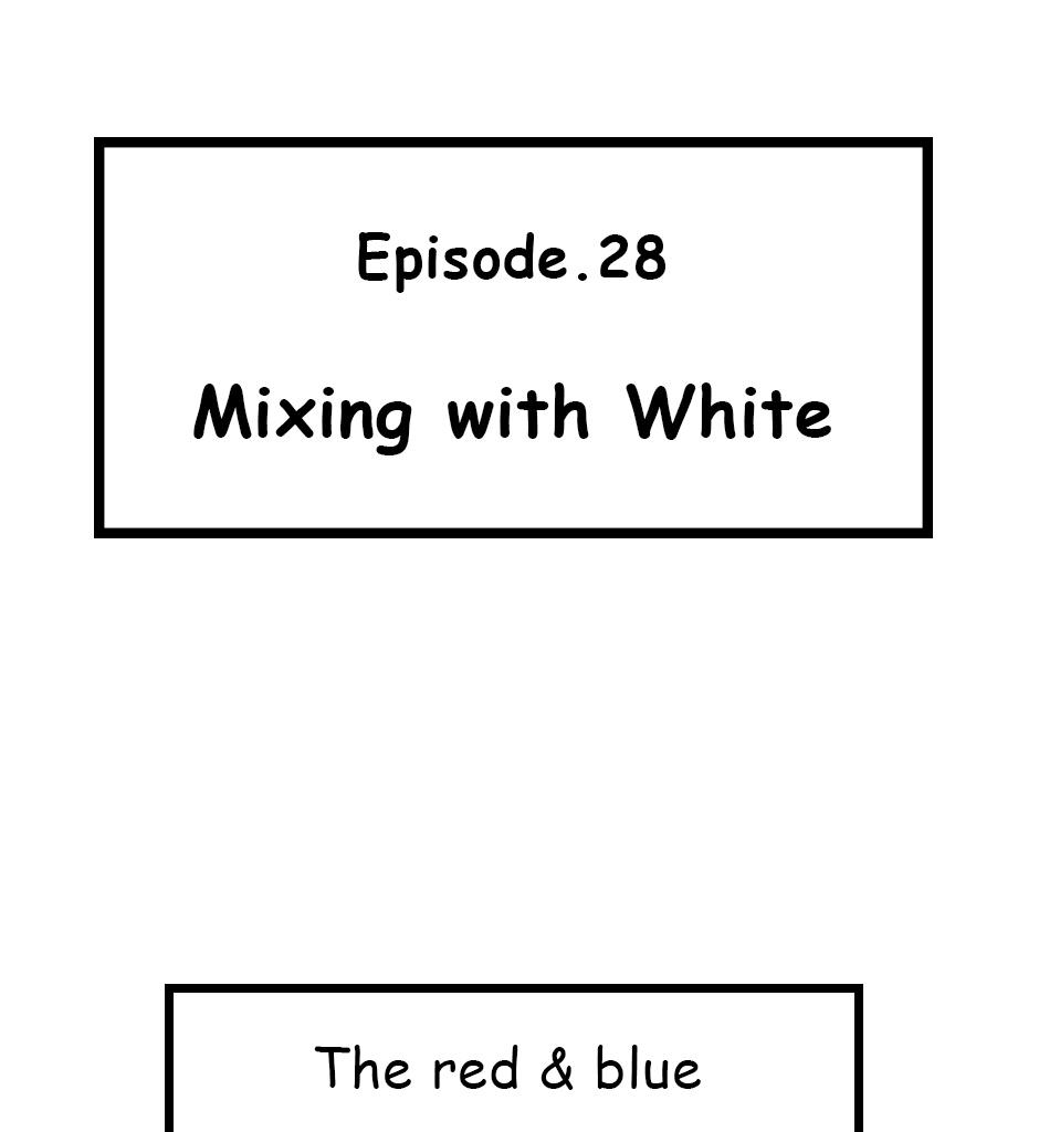 Mikesaka Art Class (◆Episodes are about art methods.) - Episode 33, Page 1: ◆Mixing with White