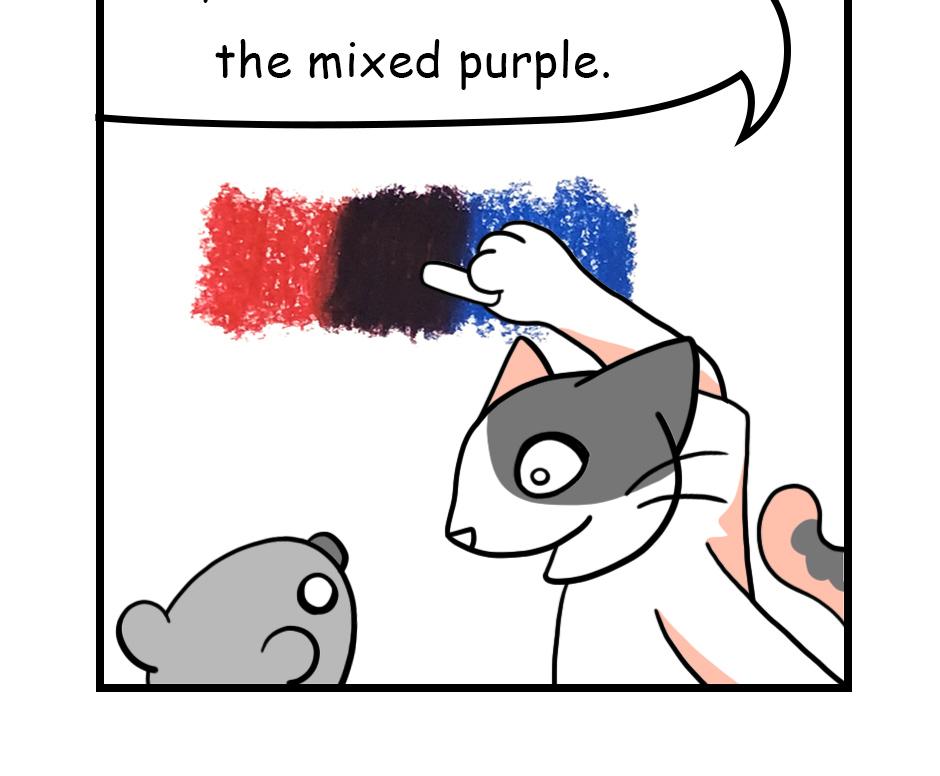 Mikesaka Art Class (◆Episodes are about art methods.) - Episode 33, Page 2: ◆Mixing with White