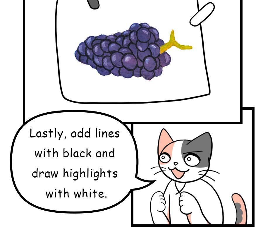 Mikesaka Art Class (◆Episodes are about art methods.) - Episode 33, Page 6: ◆Mixing with White