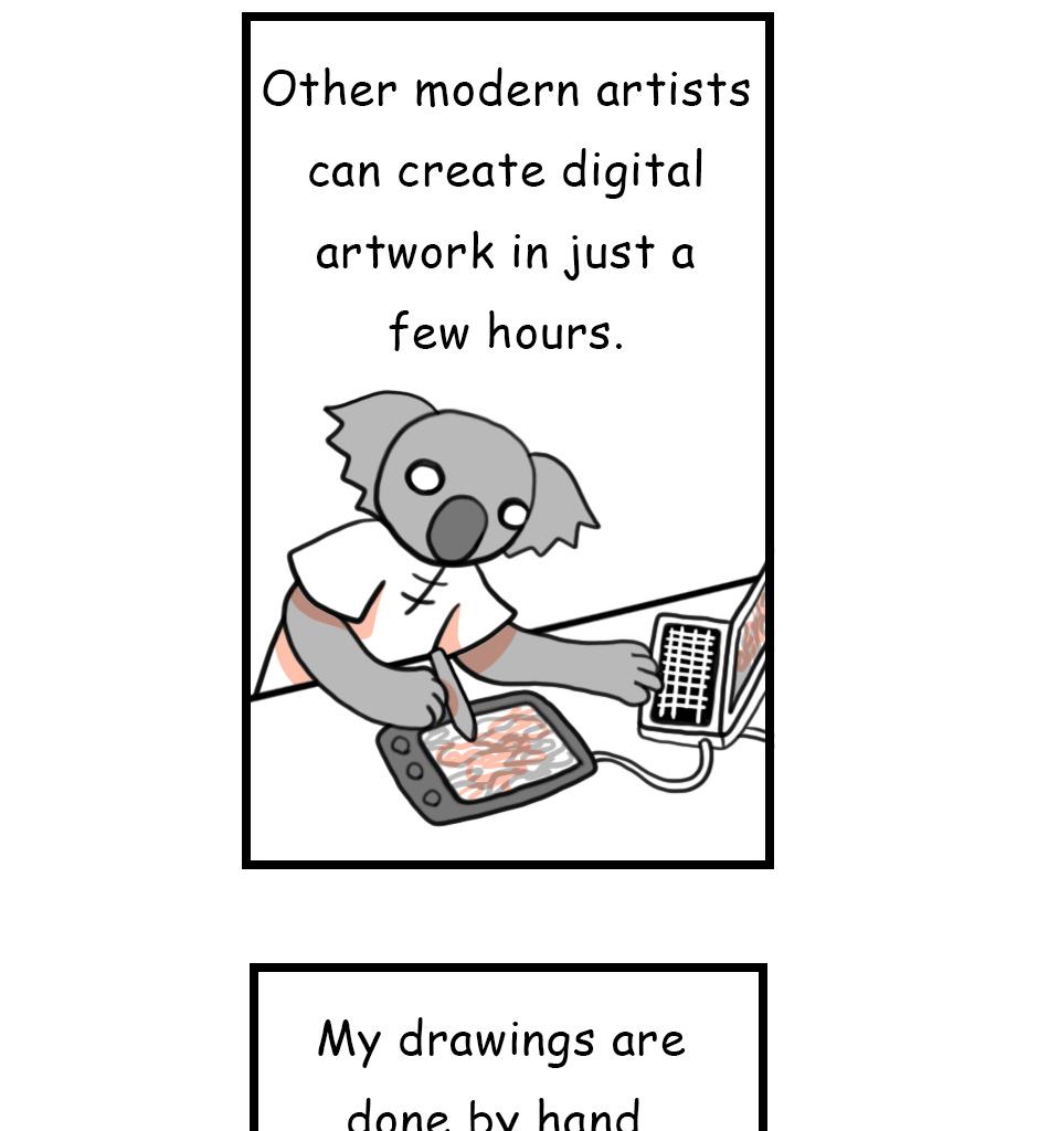 Mikesaka Art Class (◆Episodes are about art methods.) - Episode 38, Page 4: The Black Heifer(1/3)