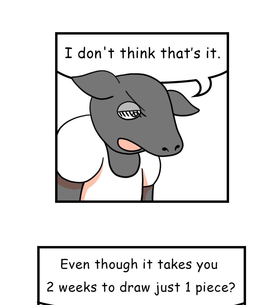 Mikesaka Art Class (◆Episodes are about art methods.) - Episode 38, Page 7: The Black Heifer(1/3)