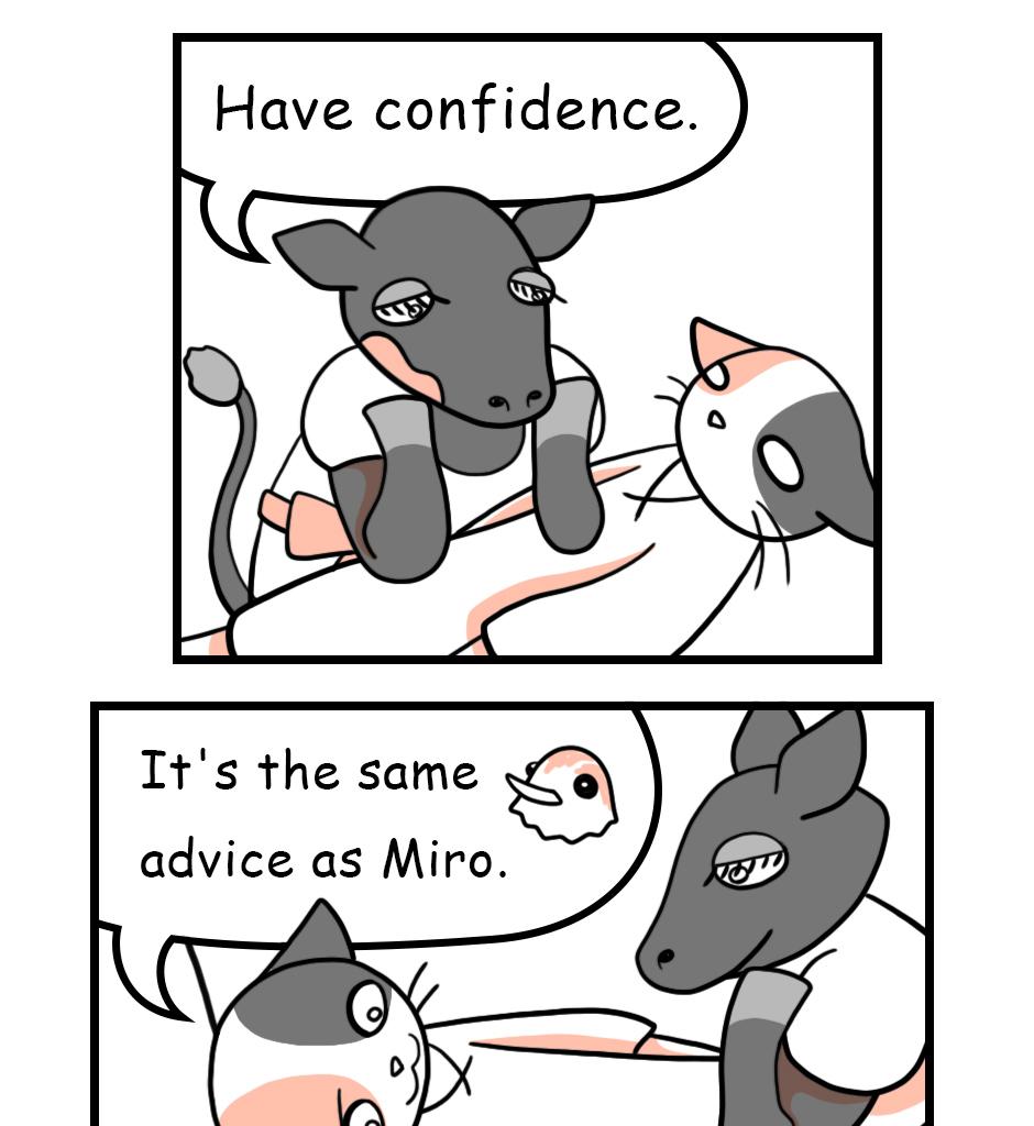 Mikesaka Art Class (◆Episodes are about art methods.) - Episode 39, Page 5: The Black Heifer(2/3)