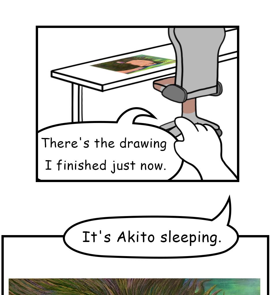 Mikesaka Art Class (◆Episodes are about art methods.) - Episode 39, Page 6: The Black Heifer(2/3)