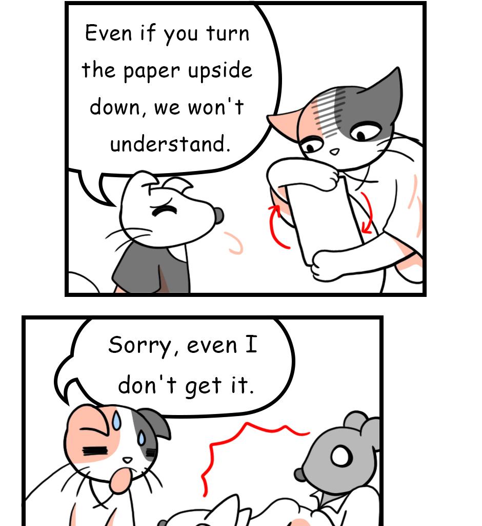 Mikesaka Art Class (◆Episodes are about art methods.) - Episode 48, Page 6: 39. Rabbit Handkerchief(1/2)